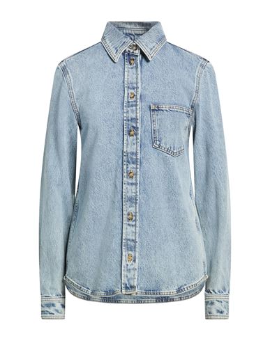 Totême Toteme Woman Denim Shirt Blue Size 10 Organic Cotton