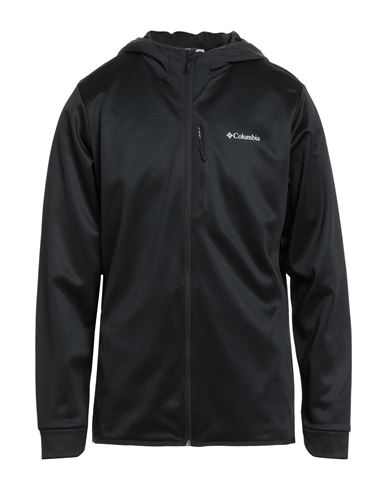 Columbia Man Sweatshirt Black Size L Polyester, Recycled Nylon, Nylon, Elastane