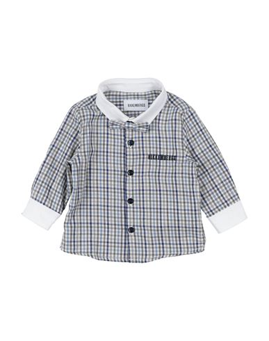 Bikkembergs Newborn Boy Shirt Grey Size 0 Cotton In Black