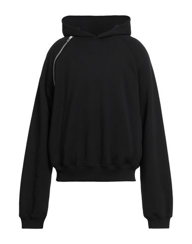 Heliot Emil Man Sweatshirt Black Size L Cotton, Elastane