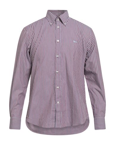 Harmont & Blaine Man Shirt Burgundy Size 3xl Cotton In Multi
