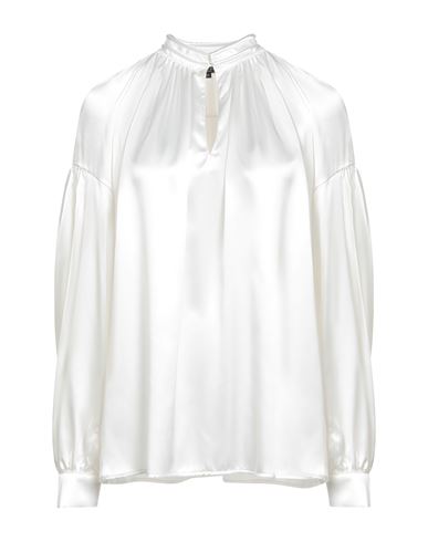 Brian Dales Woman Top White Size 10 Polyester, Elastane In White
