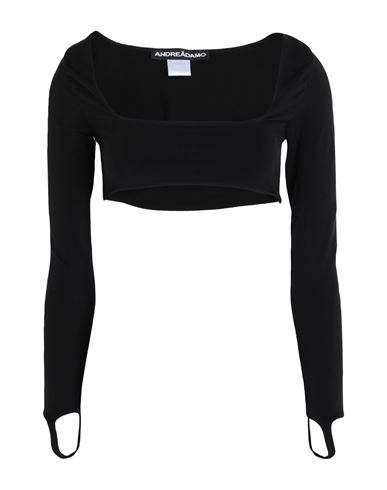 Andreädamo Andreādamo Woman Top Black Size S/m Polyamide, Elastane