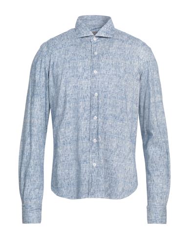 Orian Man Shirt Light Blue Size 17 Cotton