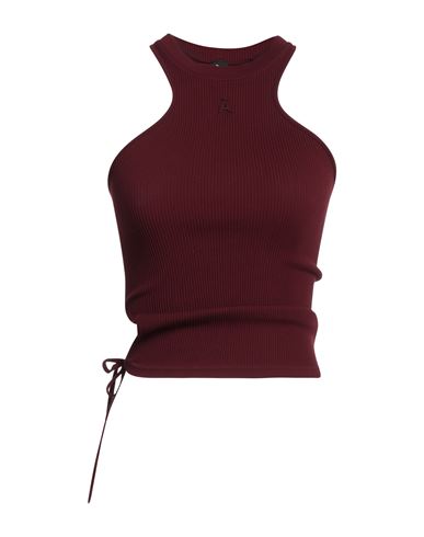 Andreädamo Andreādamo Woman Tank Top Burgundy Size S/m Polyamide, Elastane