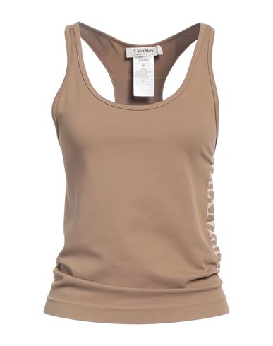 S Max Mara ' Woman Tank Top Brown Size M/l Polyamide, Elastane