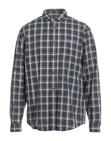 Lyle & Scott Man Shirt Midnight Blue Size M Cotton In Blue
