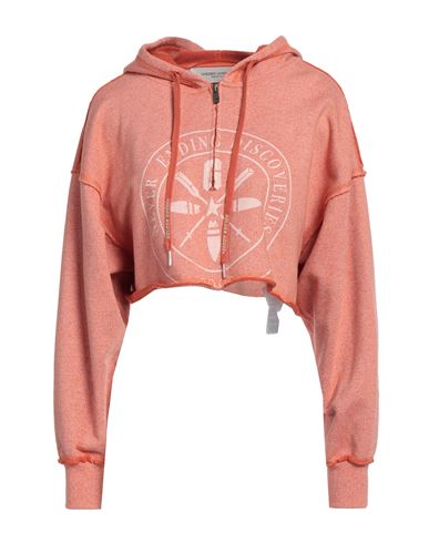 Golden Goose Woman Sweatshirt Orange Size S Cotton, Polyester