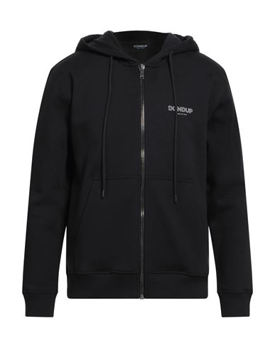 Dondup Man Sweatshirt Black Size L Cotton In Multi