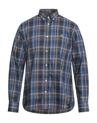 Harmont & Blaine Jeans Man Shirt Navy Size 3xl Cotton