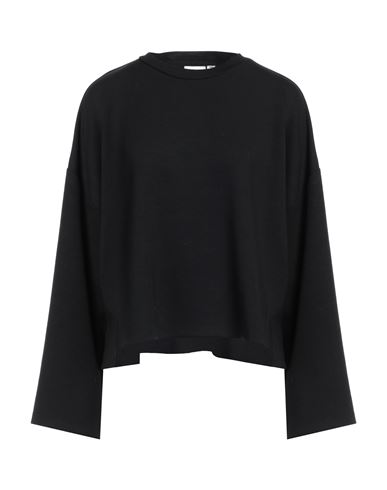 Vila Woman T-shirt Black Size L Tencel, Recycled Polyester, Elastane