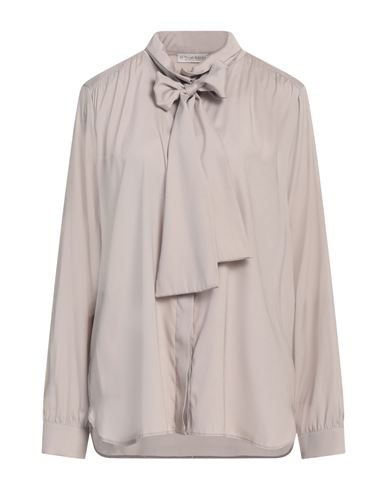 Le Tricot Perugia Woman Shirt Light Grey Size M Silk, Elastane