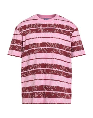 Karl Lagerfeld Jeans Man T-shirt Pink Size S Organic Cotton