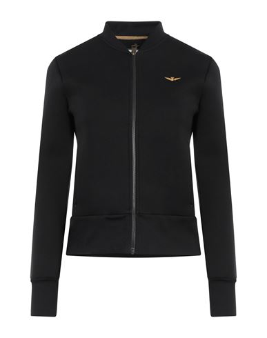 Aeronautica Militare Woman Sweatshirt Black Size S Cotton