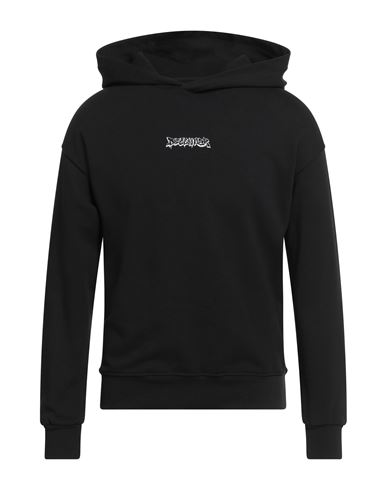 Disclaimer Man Sweatshirt Black Size M Cotton