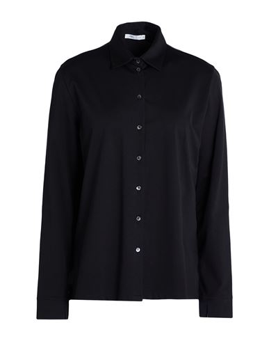 Stefan Brandt Woman Shirt Black Size Xl Cotton, Elastane In Black