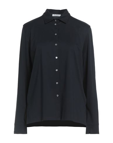 Stefan Brandt Woman Shirt Midnight Blue Size Xl Cotton, Elastane