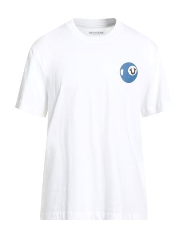 True Religion Man T-shirt White Size L Cotton