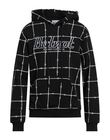 But Not Man Sweatshirt Black Size Xl Cotton, Elastane