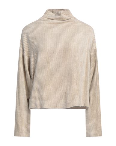 ALYSI ALYSI CHOCOLAT WOMAN TOP BEIGE SIZE 8 VISCOSE 