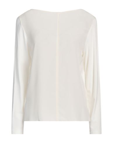 Gran Sasso Woman Top Ivory Size 10 Silk, Viscose, Elastane
