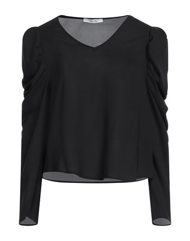Lanacaprina Woman Top Black Size 10 Polyester