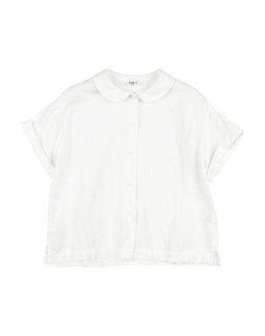 Il Gufo Toddler Girl Shirt White Size 6 Linen In White