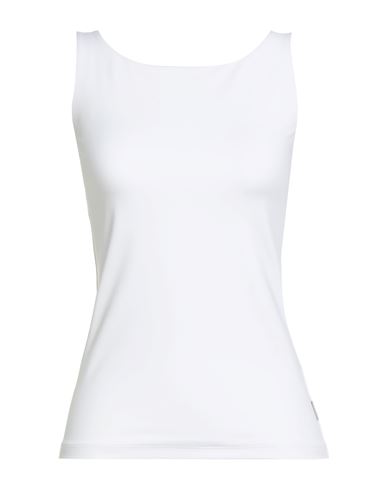 Remain Birger Christensen Woman Tank Top White Size 8 Organic Cotton, Elastane
