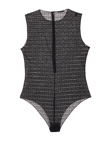 Givenchy Woman Bodysuit Black Size L Polyamide, Elastane