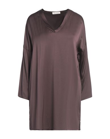 Manila Grace Woman Top Chocolate Brown Size 10 Viscose