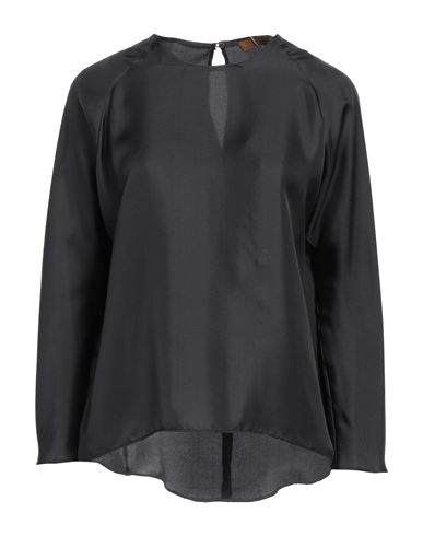 Siyu Woman Top Charcoal Size 8 Silk