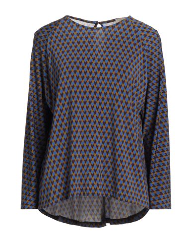 Siyu Woman T-shirt Blue Size 4 Viscose, Elastane