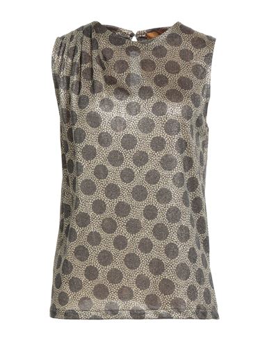 Siyu Woman Top Military Green Size 4 Viscose, Polyamide, Polyester