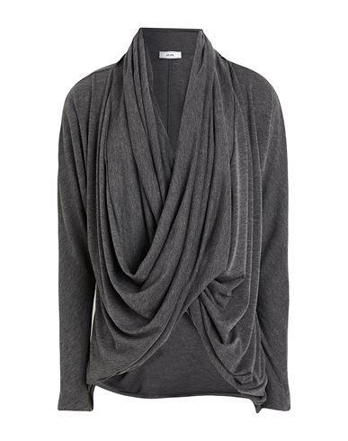 Jijil Woman Top Charcoal Size 8 Polyester, Viscose, Elastane In Gray
