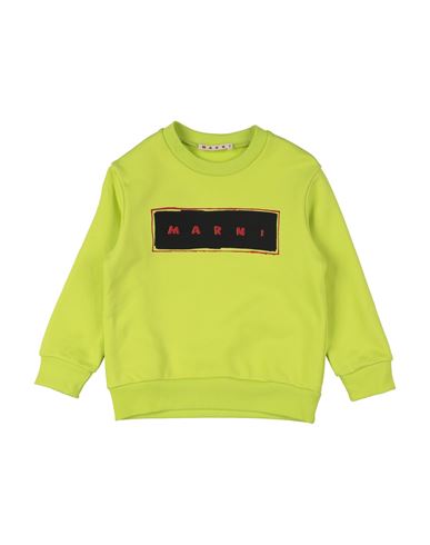 Marni Toddler Boy Sweatshirt Lime Green Size 6 Cotton