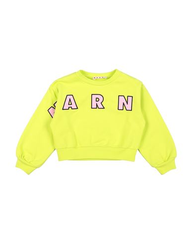 Marni Toddler Girl Sweatshirt Lime Green Size 6 Cotton In Green