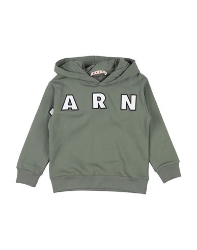 Marni Toddler Boy Sweatshirt Military Green Size 6 Cotton