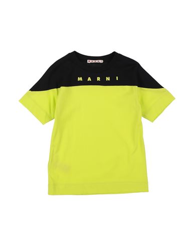 Marni Toddler T-shirt Lime Green Size 6 Cotton