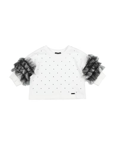 Monnalisa Toddler Girl T-shirt White Size 6 Cotton, Polyamide, Elastane