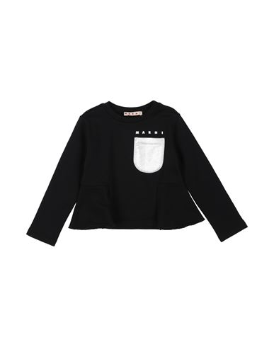 Marni Toddler Girl Sweatshirt Black Size 6 Cotton