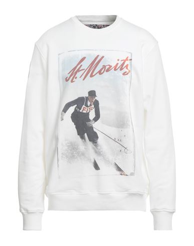 1921 Man Sweatshirt White Size Xxl Cotton In White