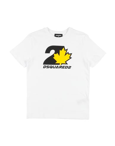 Dsquared2 Toddler Boy T-shirt White Size 6 Cotton