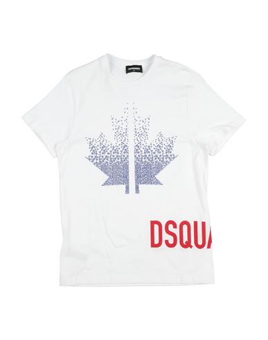 Dsquared2 Toddler Boy T-shirt White Size 6 Cotton