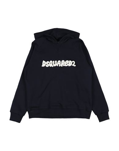 Dsquared2 Toddler Boy Sweatshirt Midnight Blue Size 4 Cotton