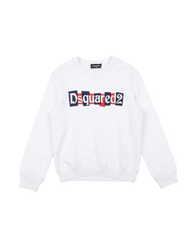 Dsquared2 Toddler Girl Sweatshirt White Size 6 Cotton In White