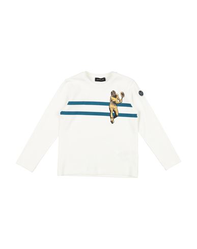 Monnalisa Toddler Boy T-shirt Ivory Size 6 Cotton, Elastane
