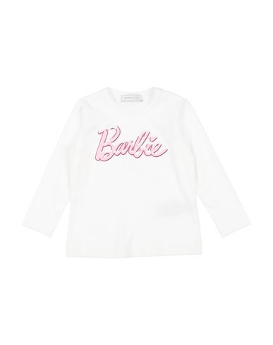 Monnalisa Barbie Toddler Girl T-shirt Ivory Size 6 Cotton, Elastane
