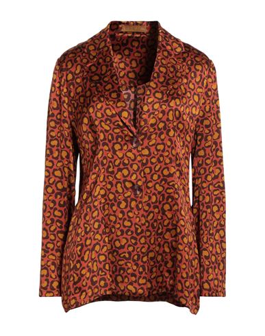 Siyu Woman Blazer Orange Size 4 Viscose