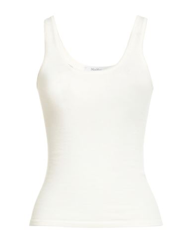 Max Mara Woman Top Cream Size Xs Cashmere In White