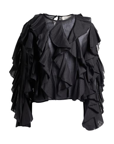 SOUVENIR SOUVENIR WOMAN TOP BLACK SIZE M COTTON 